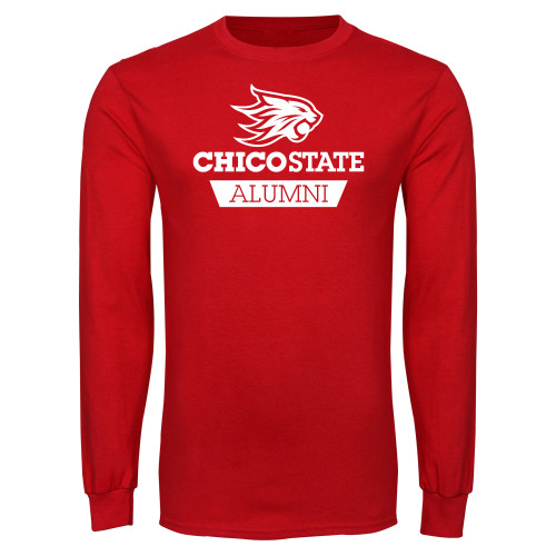 Red Long Sleeve T Shirt - Chico State Alumni
