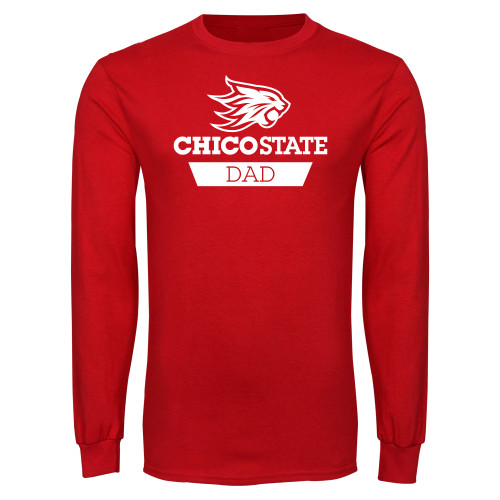 Red Long Sleeve T Shirt - Chico State Dad