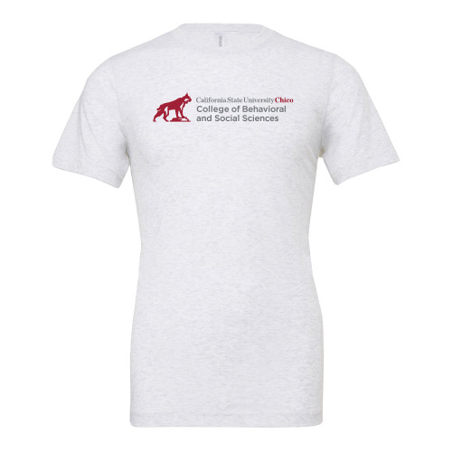  Bella + Canvas Ash Grey Jersey Cotton T Shirt - Chico State - CBSS
