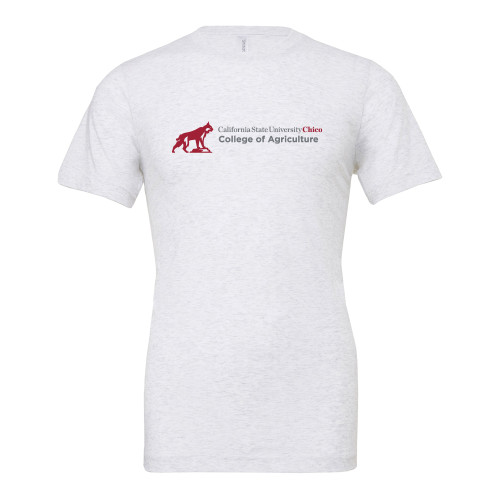  Bella + Canvas Ash Grey Jersey Cotton T Shirt - Chico State - College of Agriculture