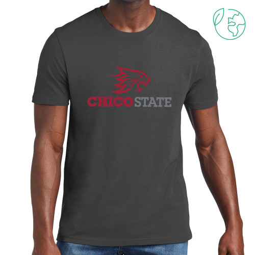  Allmade Dark Grey Organic Cotton Tee - Chico State Primary Mark