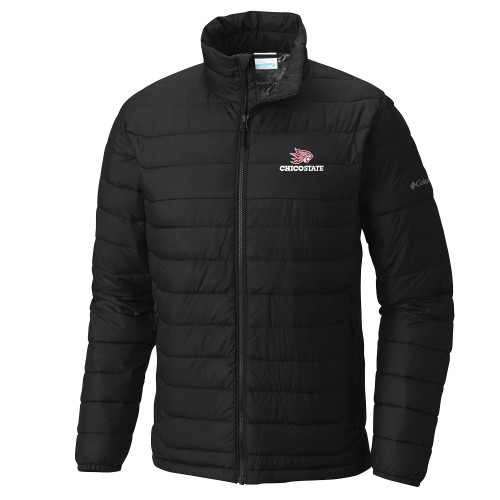 Columbia Black Powder Lite Jacket - Chico State Primary Mark EMB