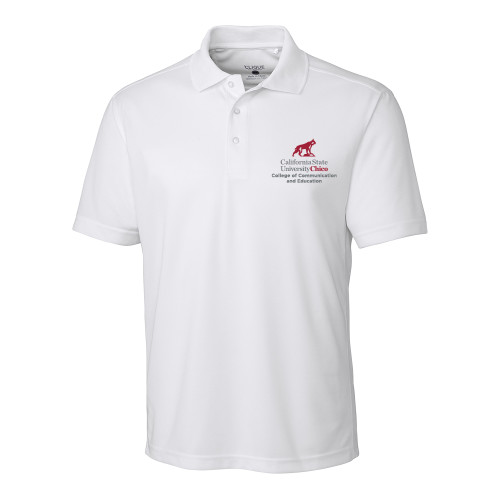 Chico C&B White Clique Ice Pique Polo - Chico State - CME
