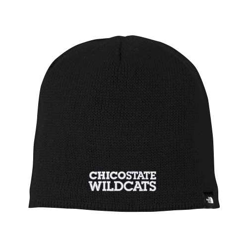  The North Face Black Mountain Beanie - Chico State Wordmark EMB
