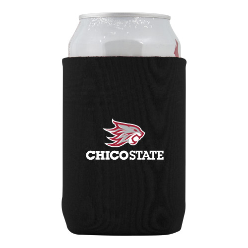  Neoprene Black Can Holder - Chico State Primary Mark