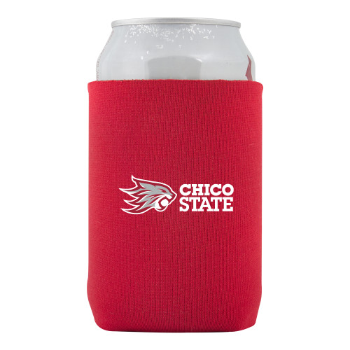  Neoprene Red Can Holder - Chico State Horizontal Mark