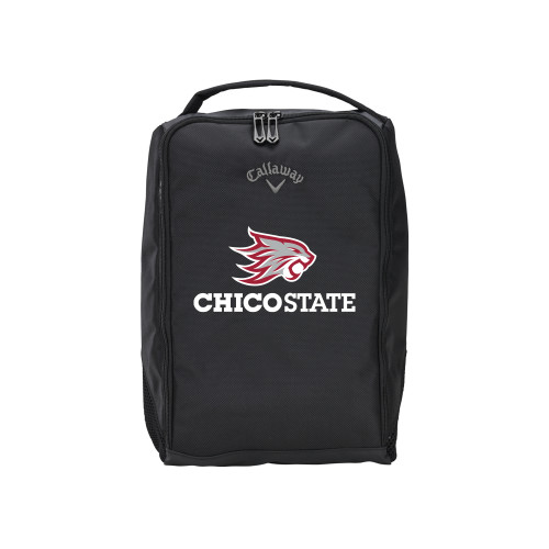  Callaway Clubhouse Black Golf Shoe Bag - Chico State Primary Mark EMB
