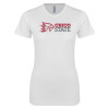 Thumbnail image for  Next Level Womens White Boyfriend Tee