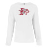 Thumbnail image for  Womens White Long Sleeve Hooded Tee