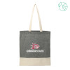 Thumbnail image for  Split Recycled Black Cotton Twill Convention Tote