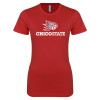 Thumbnail image for  Next Level Womens Red Boyfriend Tee