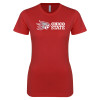 Thumbnail image for  Next Level Womens Red Boyfriend Tee