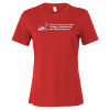 Thumbnail image for  Bella + Canvas Womens Red Relaxed Cotton T Shirt