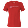 Thumbnail image for  Bella + Canvas Womens Red Relaxed Cotton T Shirt