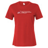 Thumbnail image for  Bella + Canvas Womens Red Relaxed Cotton T Shirt