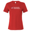 Thumbnail image for  Bella + Canvas Womens Red Relaxed Cotton T Shirt