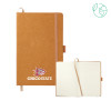 Thumbnail image for  5.5 x 8.5 Natural FSC Mix Recycled Leather Bound Journal