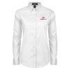 Thumbnail image for  Womens White Twill Button Down Long Sleeve