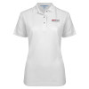Thumbnail image for  Womens Silk Touch White Pique Polo