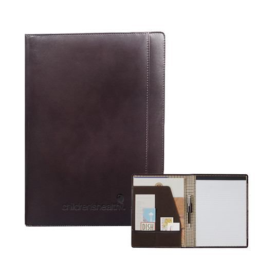  Cutter & Buck American Classic Mahogany Writing Pad - Childrens Health Logo Debossed