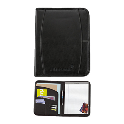  Deluxe Black Writing Pad - Childrens Health Logo Debossed