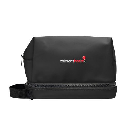  Black Toiletry Bag - Childrens Health Logo