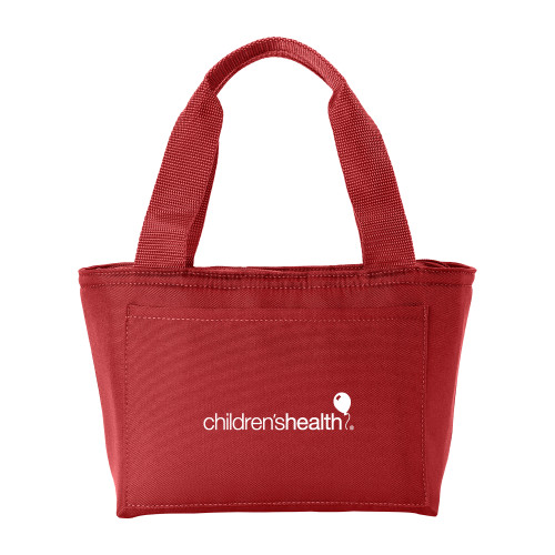 Insulated Red Lunch Tote - Childrens Health Logo