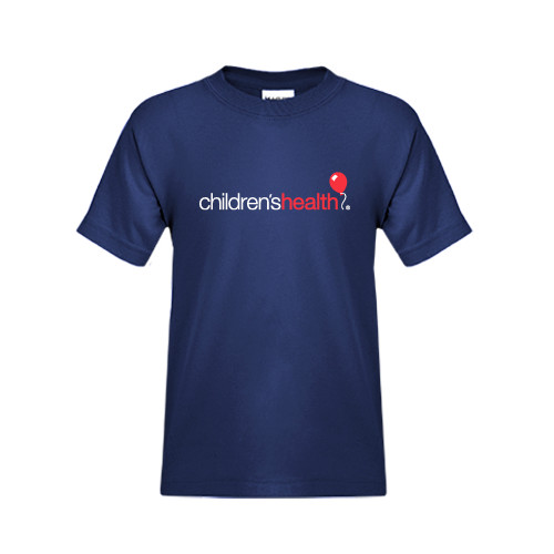  Youth Navy T Shirt - Childrens Health Logo
