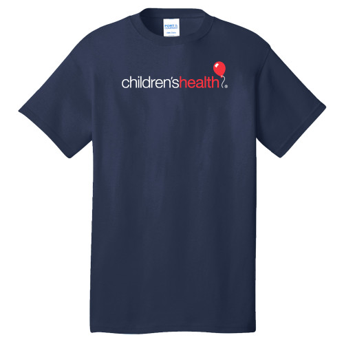  Extended Navy T Shirt - Childrens Health Logo