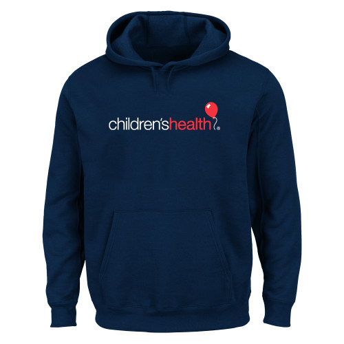  Extended Navy Hoodie - Childrens Health Logo