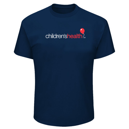  Tall Navy T Shirt - Childrens Health Logo