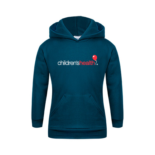  Youth Navy Fleece Hoodie - Childrens Health Logo