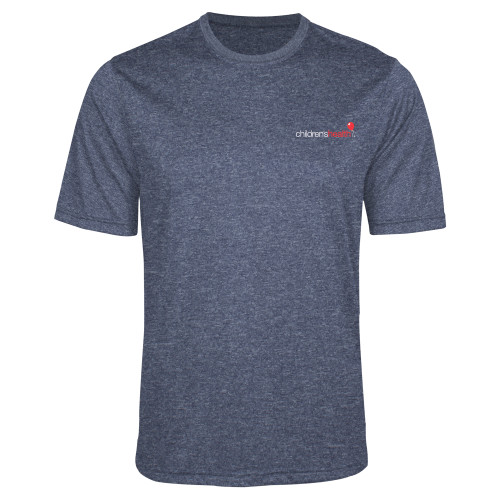  Navy Heather Performance Contender Tee - Childrens Health Logo