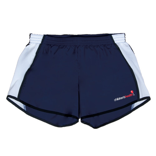  Womens Navy/White Team Short - Childrens Health Logo