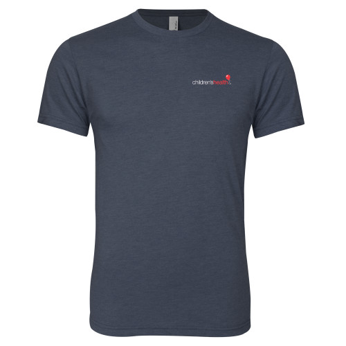  Next Level Navy Triblend Tee - Childrens Health Logo