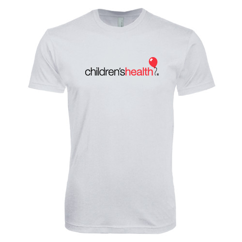  Next Level White SoftStyle T Shirt - Childrens Health Logo