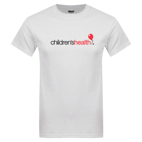  White T Shirt - Childrens Health Logo