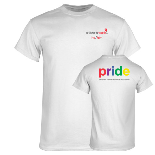  White T Shirt - pride