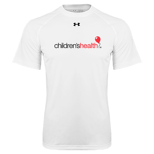  Under Armour White Tech Tee - Childrens Health Logo