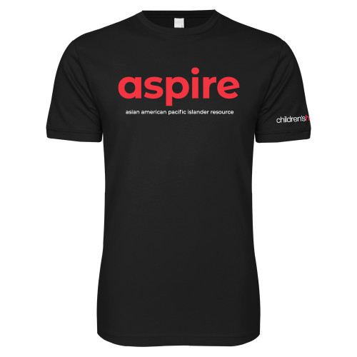  Next Level Black SoftStyle T Shirt - Aspire - Asian American Pacific Islander Resource