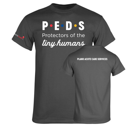  Charcoal T Shirt - PEDS of the tiny humans