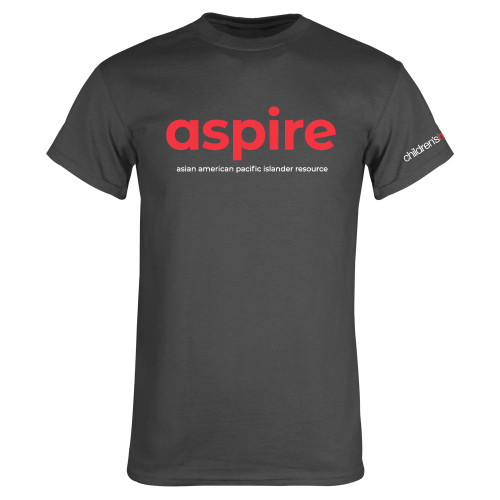  Charcoal T Shirt - Aspire - Asian American Pacific Islander Resource