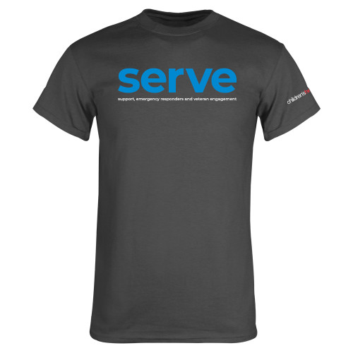  Charcoal T Shirt - Serve - Support emergency responders and veteran engagement