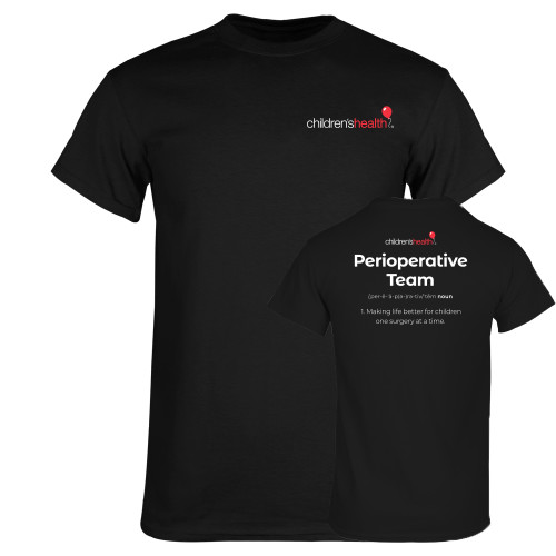  Black T Shirt - Perioperative Team