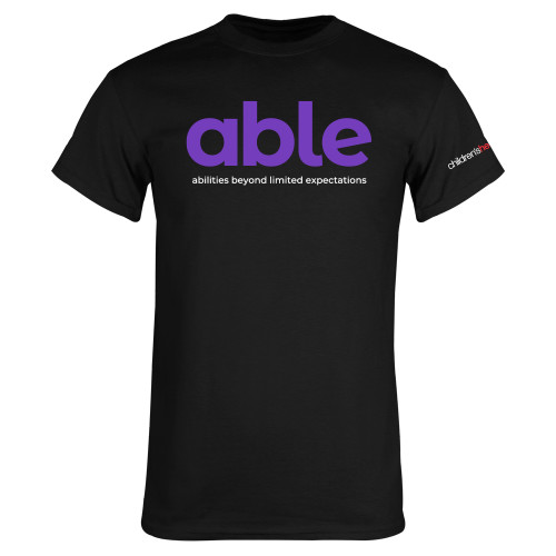  Black T Shirt - Able - abilities beyond limited expectations