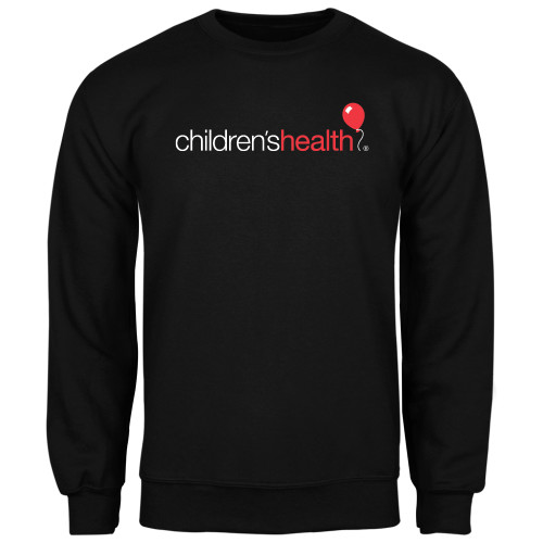  Black Fleece Crew - Childrens Health Logo