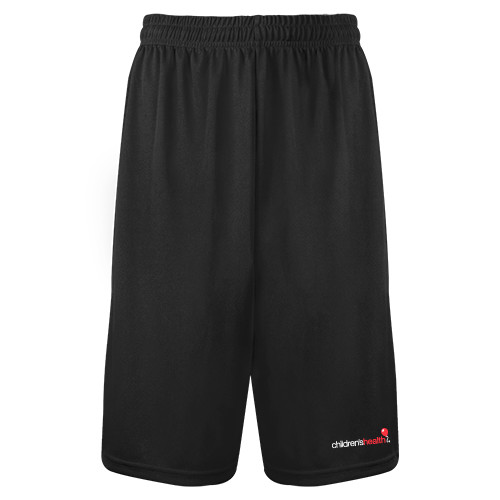  Black Performance Classic 9 Inch Short - Childrens Health Logo