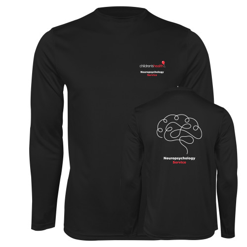  Black Performance Long Sleeve Shirt - Childrens Health Neuropsychology Service
