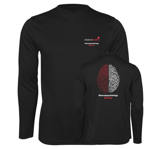  Black Performance Long Sleeve Shirt - Childrens Health Neuropsychology Service