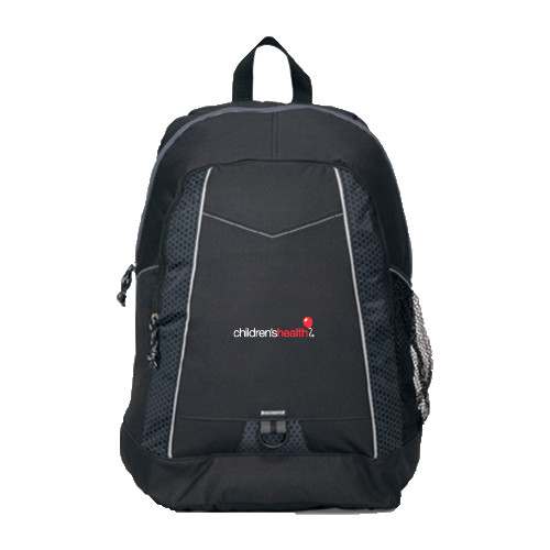  Black Impulse Backpack - Childrens Health Logo